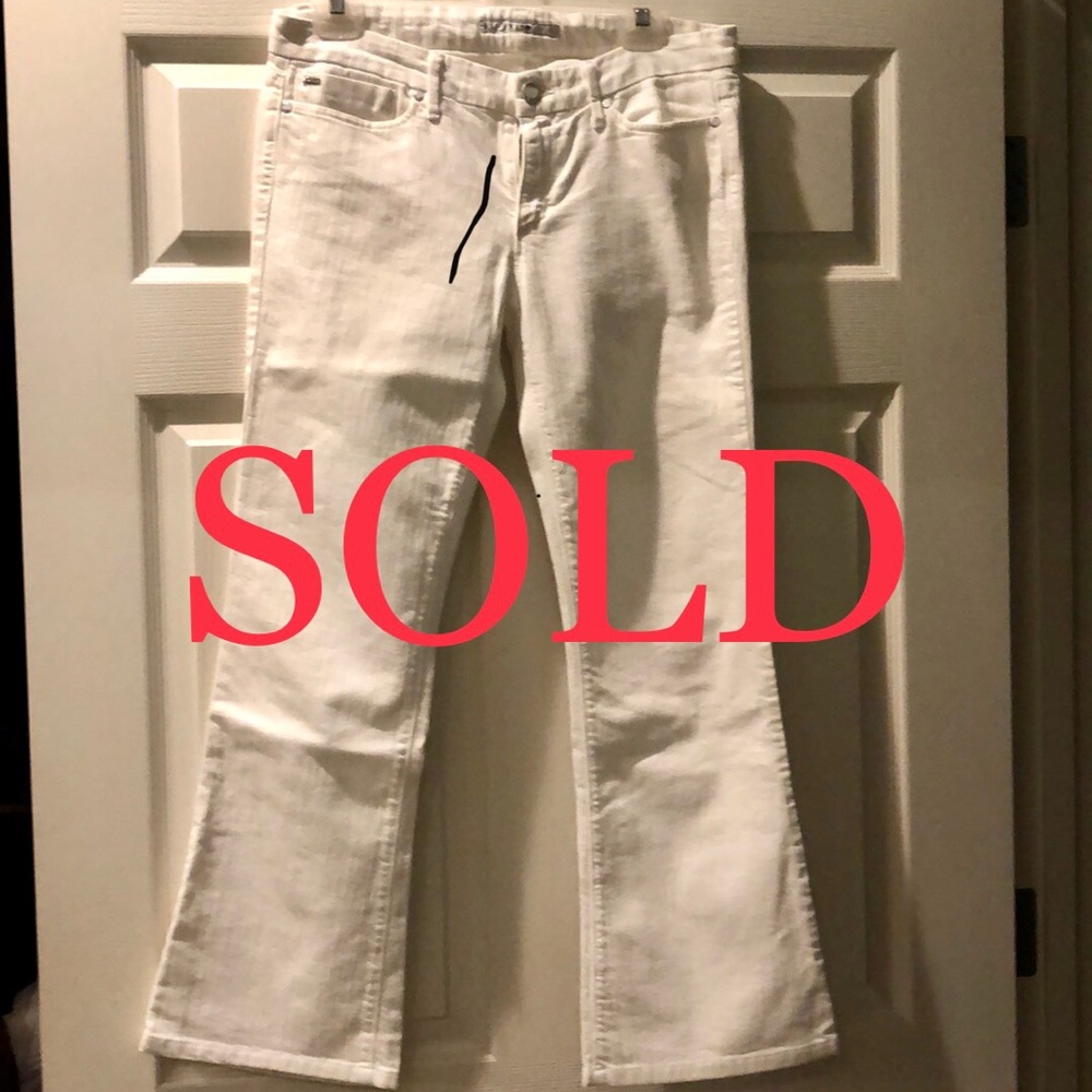 Size 30, white Joe's jeans pants, inseam 28.